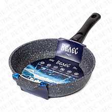 Сковорода 24 см с 7-слойным антипригарным ЭКО покрытием, серия БАЙКАЛ, съемная ручка