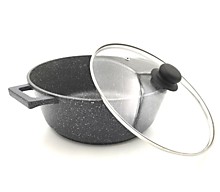 Жаровня 30 см антипригарное покрытие, серия КЕРАМИКА, с крышкой