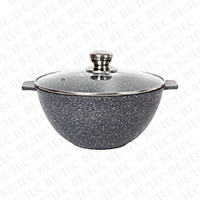 Казан для плова 4л.(26см) с 7слойным антипригарным покрытием, серия БАЙКАЛ с крышкой