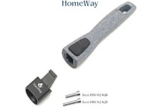 Ручка съемная для сковороды, бакелит, Soft Touch, серая